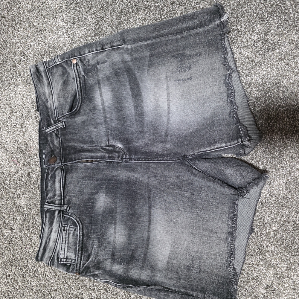 Judy Blue Black Jean Shorts with Stretchy Comfort